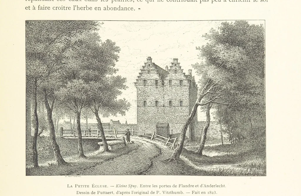 An illustration from Bruxelles à travers les àges. (Troisième volume ... par H. Hymans, P. Hymans.), 1882, leaf 113