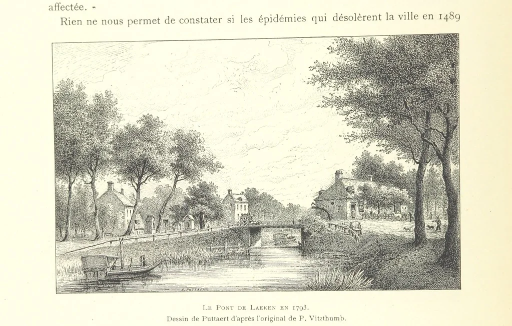 An illustration from Bruxelles à travers les àges. (Troisième volume ... par H. Hymans, P. Hymans.), 1882, leaf 114