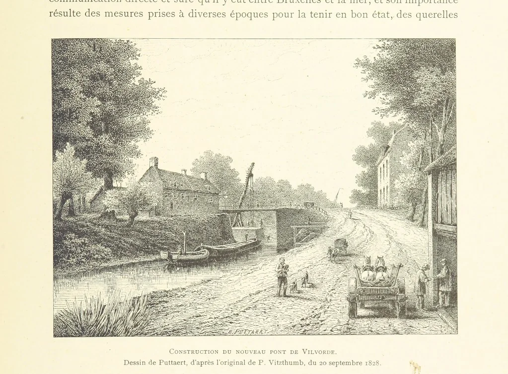 An illustration from Bruxelles à travers les àges. (Troisième volume ... par H. Hymans, P. Hymans.), 1882, leaf 115