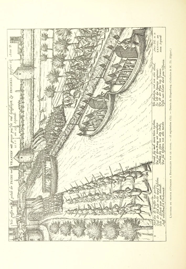 An illustration from Bruxelles à travers les àges. (Troisième volume ... par H. Hymans, P. Hymans.), 1882, leaf 118