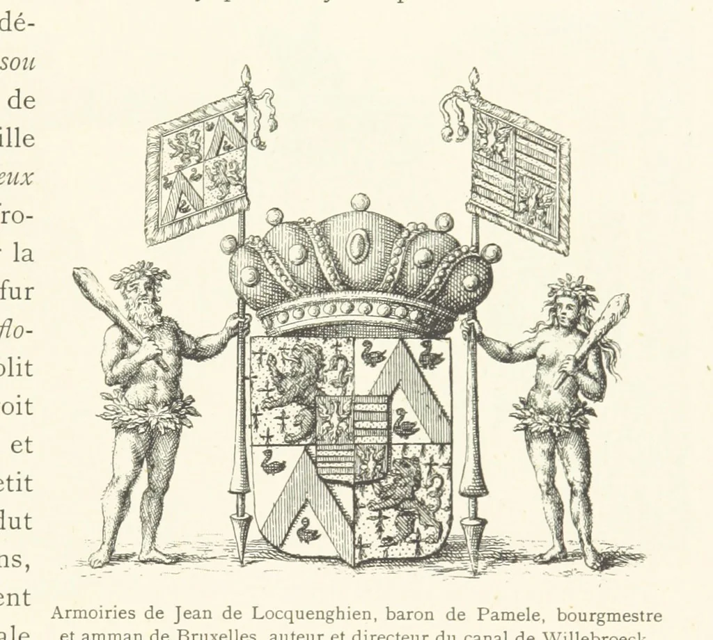 An illustration from Bruxelles à travers les àges. (Troisième volume ... par H. Hymans, P. Hymans.), 1882, leaf 119