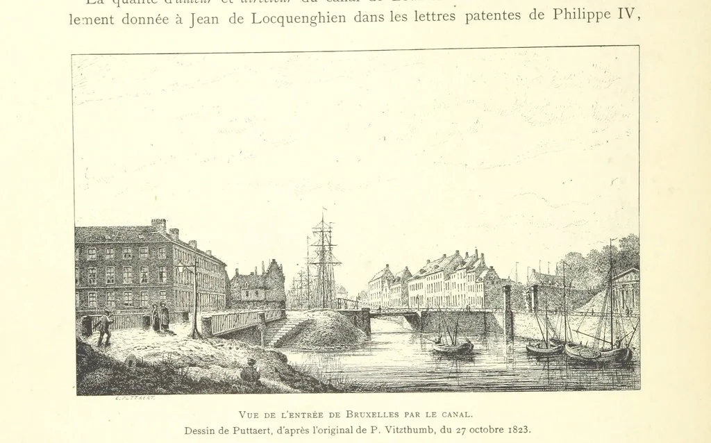 An illustration from Bruxelles à travers les àges. (Troisième volume ... par H. Hymans, P. Hymans.), 1882, leaf 122