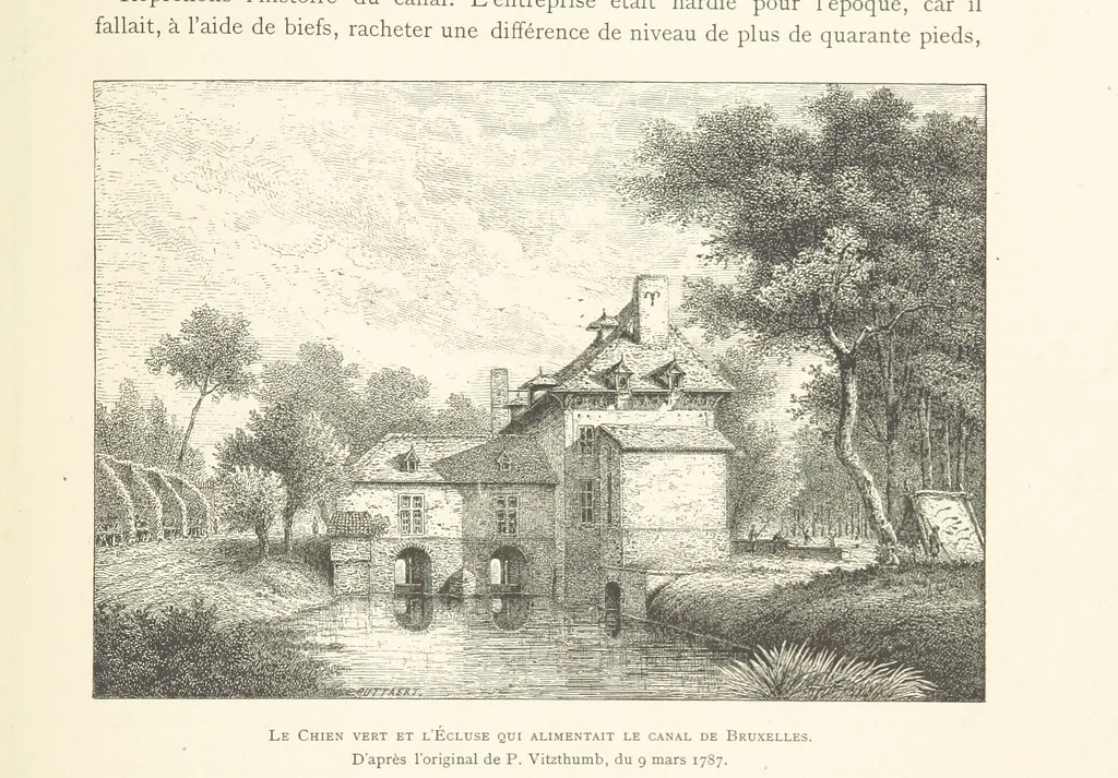 An illustration from Bruxelles à travers les àges. (Troisième volume ... par H. Hymans, P. Hymans.), 1882, leaf 123