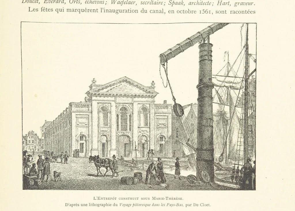 An illustration from Bruxelles à travers les àges. (Troisième volume ... par H. Hymans, P. Hymans.), 1882, leaf 125