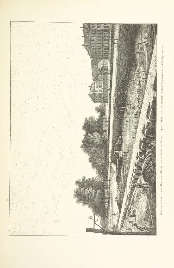An illustration from Bruxelles à travers les àges. (Troisième volume ... par H. Hymans, P. Hymans.), 1882, leaf 127