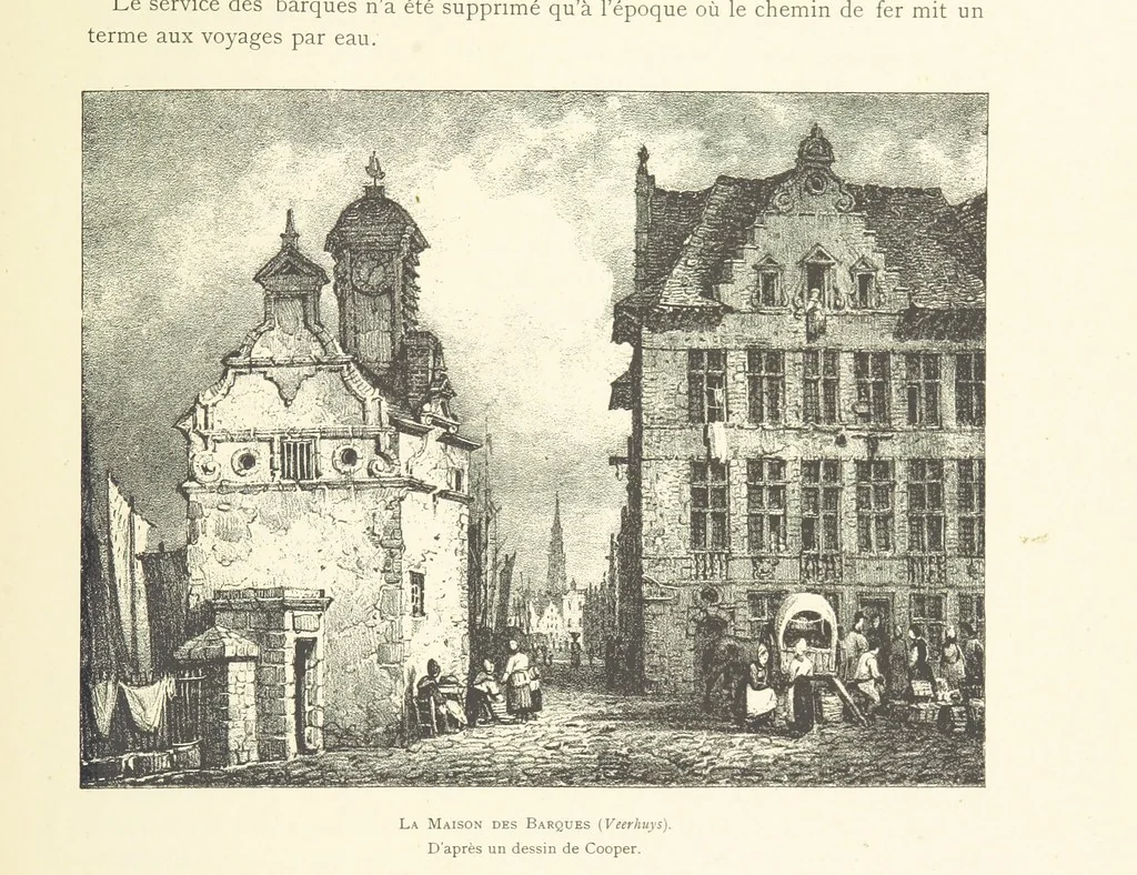 An illustration from Bruxelles à travers les àges. (Troisième volume ... par H. Hymans, P. Hymans.), 1882, leaf 131