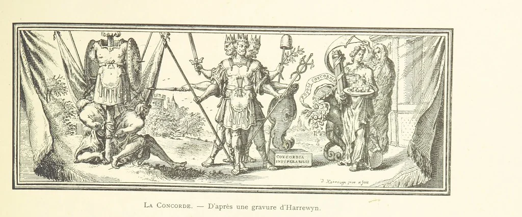 An illustration from Bruxelles à travers les àges. (Troisième volume ... par H. Hymans, P. Hymans.), 1882, leaf 139