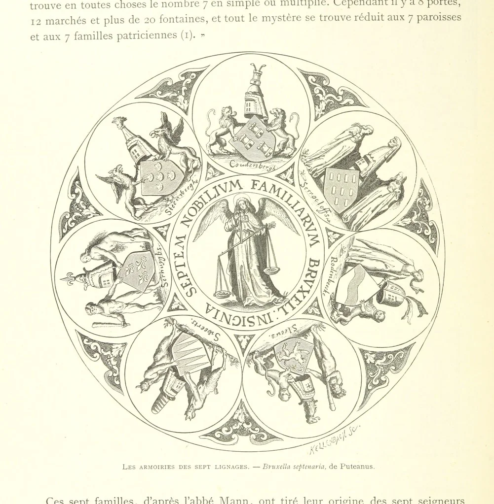 An illustration from Bruxelles à travers les àges. (Troisième volume ... par H. Hymans, P. Hymans.), 1882, leaf 140