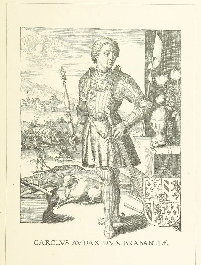 An illustration from Bruxelles à travers les àges. (Troisième volume ... par H. Hymans, P. Hymans.), 1882, leaf 143