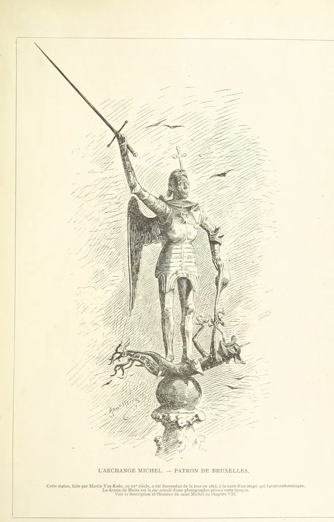 An illustration from Bruxelles à travers les àges. (Troisième volume ... par H. Hymans, P. Hymans.), 1882, leaf 15