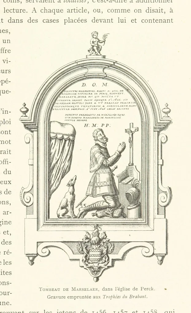 An illustration from Bruxelles à travers les àges. (Troisième volume ... par H. Hymans, P. Hymans.), 1882, leaf 165