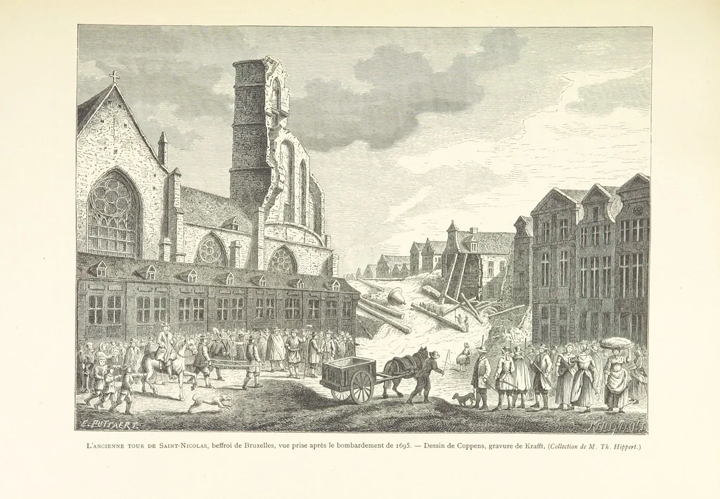 An illustration from Bruxelles à travers les àges. (Troisième volume ... par H. Hymans, P. Hymans.), 1882, leaf 167