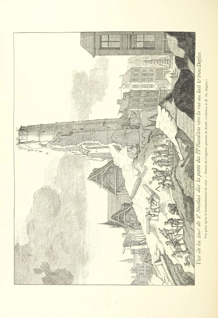 An illustration from Bruxelles à travers les àges. (Troisième volume ... par H. Hymans, P. Hymans.), 1882, leaf 170
