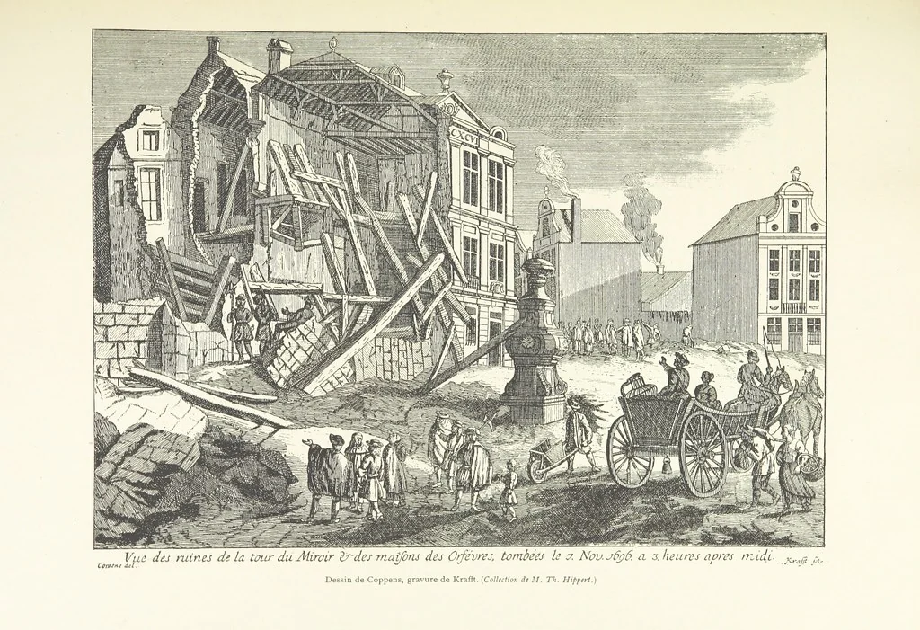 An illustration from Bruxelles à travers les àges. (Troisième volume ... par H. Hymans, P. Hymans.), 1882, leaf 175