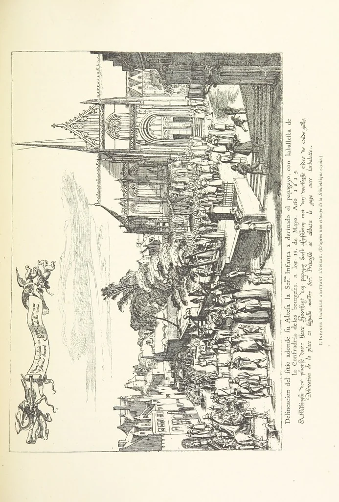 An illustration from Bruxelles à travers les àges. (Troisième volume ... par H. Hymans, P. Hymans.), 1882, leaf 199
