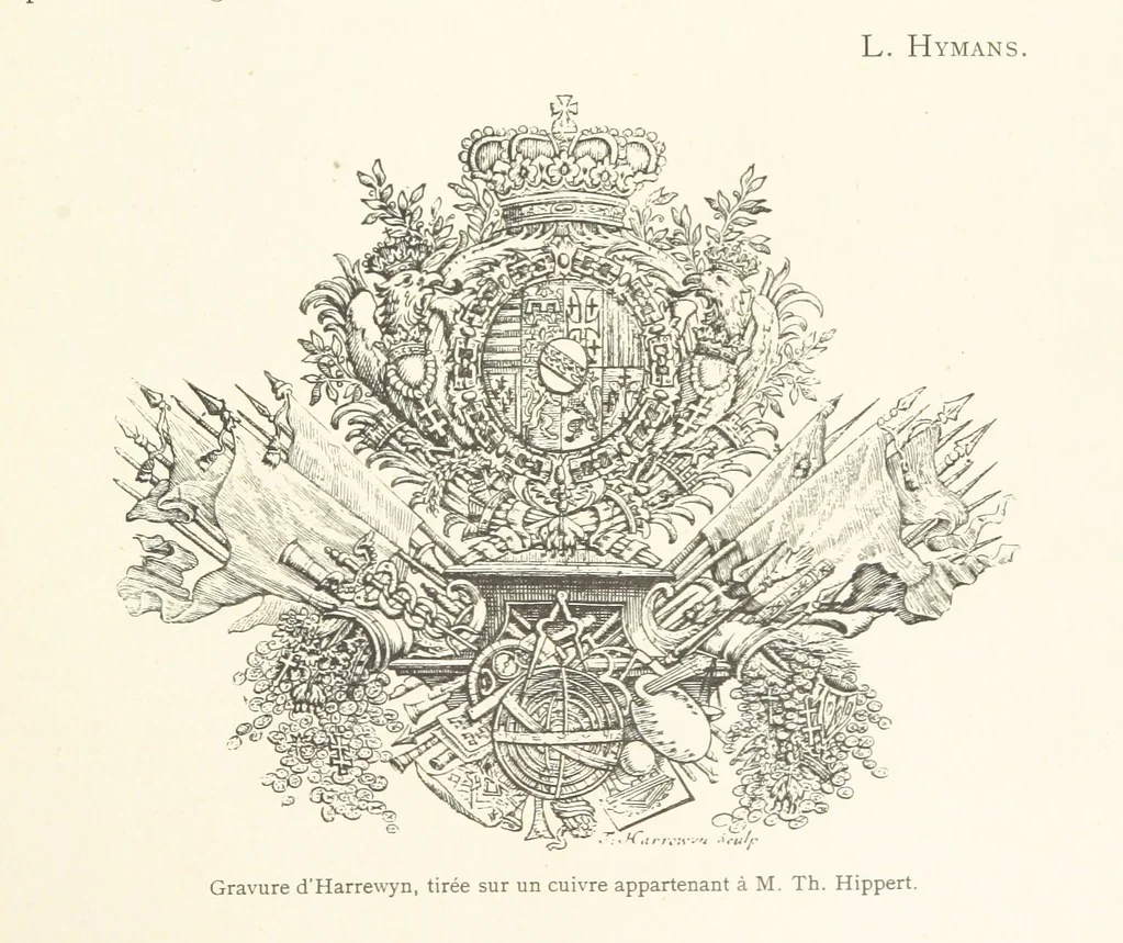 An illustration from Bruxelles à travers les àges. (Troisième volume ... par H. Hymans, P. Hymans.), 1882, leaf 21