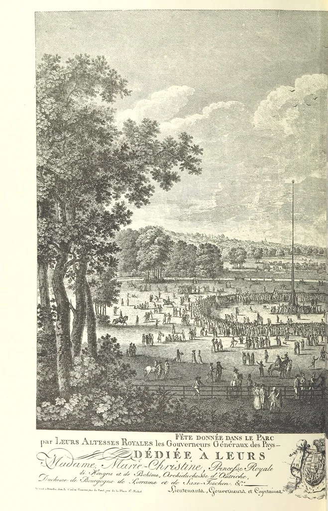 An illustration from Bruxelles à travers les àges. (Troisième volume ... par H. Hymans, P. Hymans.), 1882, leaf 212