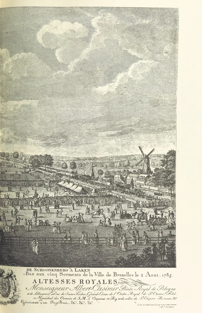 An illustration from Bruxelles à travers les àges. (Troisième volume ... par H. Hymans, P. Hymans.), 1882, leaf 213
