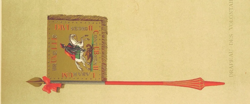 An illustration from Bruxelles à travers les àges. (Troisième volume ... par H. Hymans, P. Hymans.), 1882, leaf 221