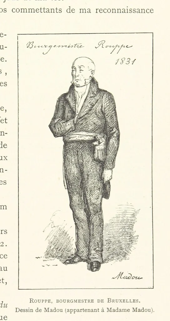 An illustration from Bruxelles à travers les àges. (Troisième volume ... par H. Hymans, P. Hymans.), 1882, leaf 231