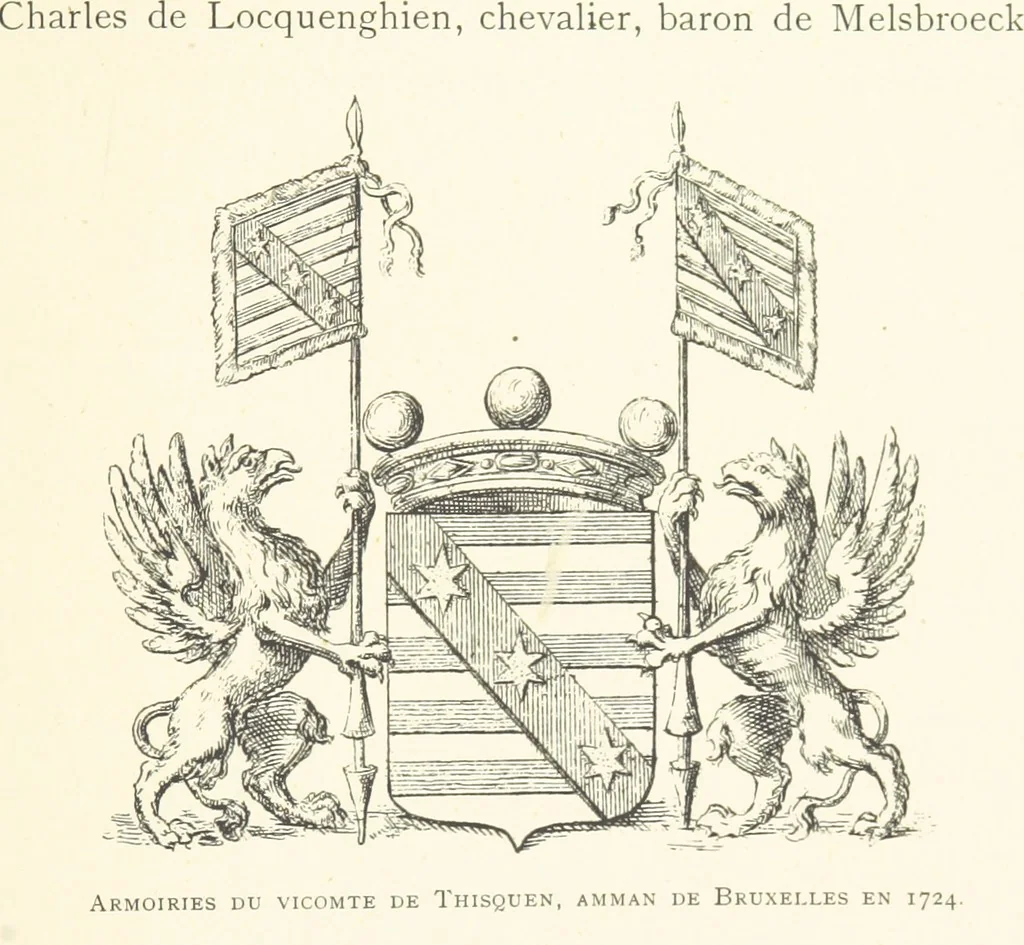 An illustration from Bruxelles à travers les àges. (Troisième volume ... par H. Hymans, P. Hymans.), 1882, leaf 235