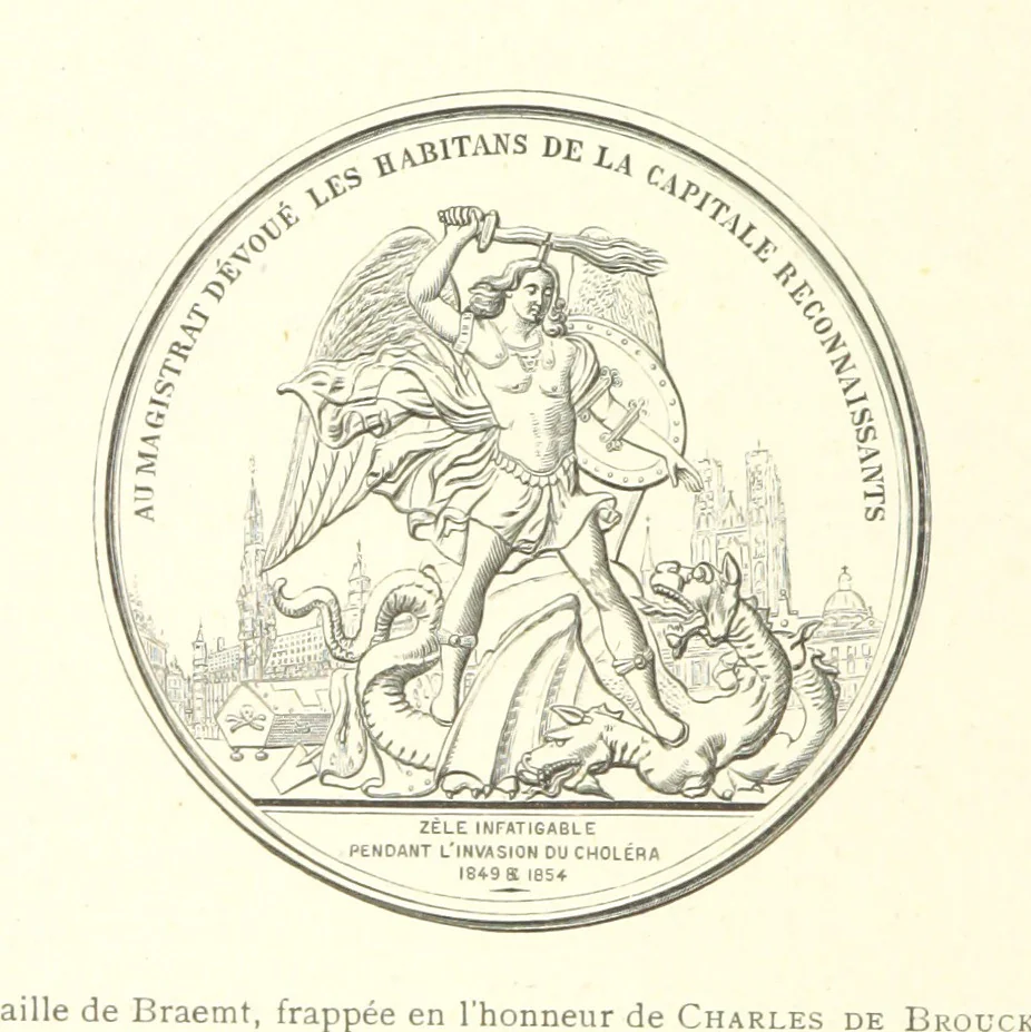 An illustration from Bruxelles à travers les àges. (Troisième volume ... par H. Hymans, P. Hymans.), 1882, leaf 236