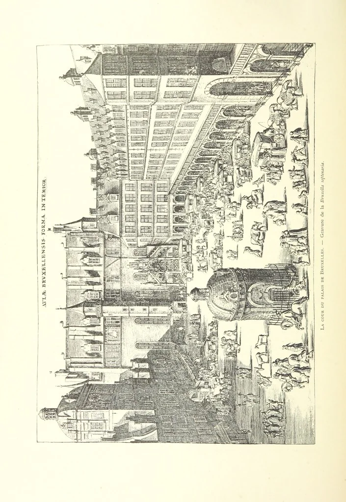 An illustration from Bruxelles à travers les àges. (Troisième volume ... par H. Hymans, P. Hymans.), 1882, leaf 242