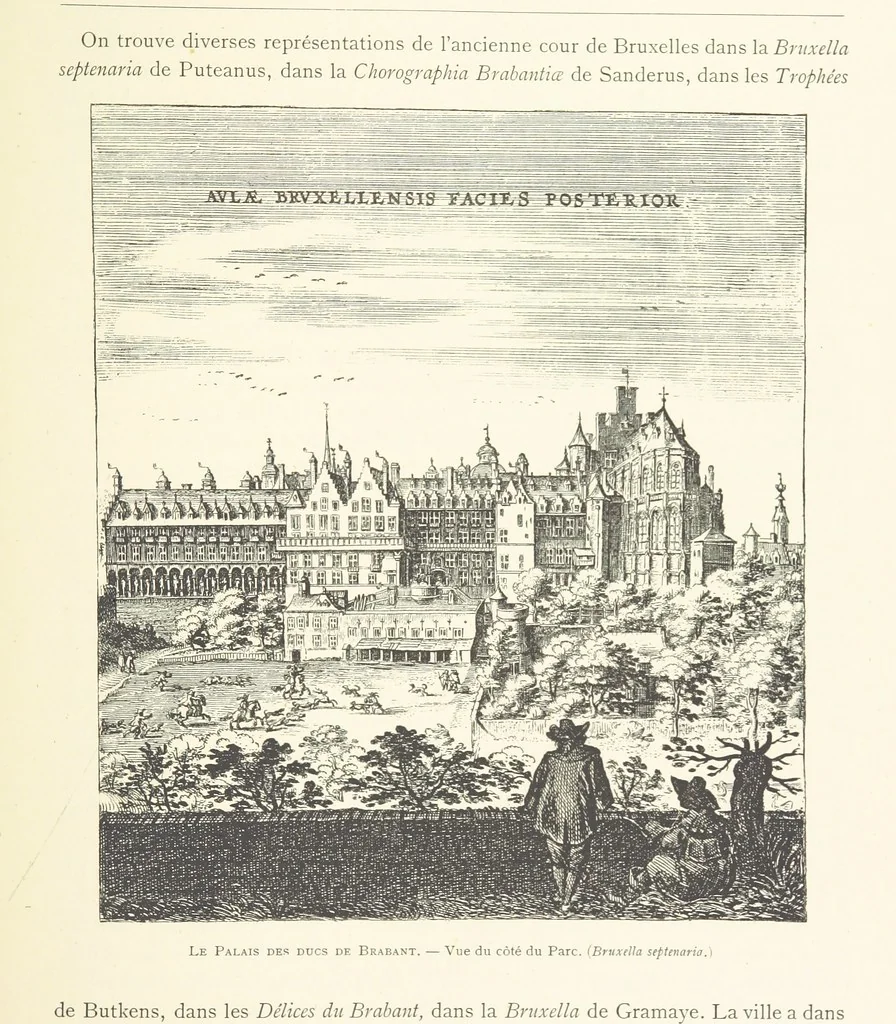 An illustration from Bruxelles à travers les àges. (Troisième volume ... par H. Hymans, P. Hymans.), 1882, leaf 247