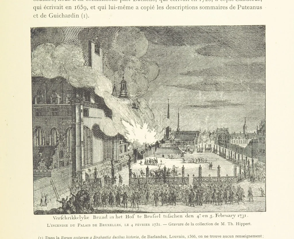 An illustration from Bruxelles à travers les àges. (Troisième volume ... par H. Hymans, P. Hymans.), 1882, leaf 251