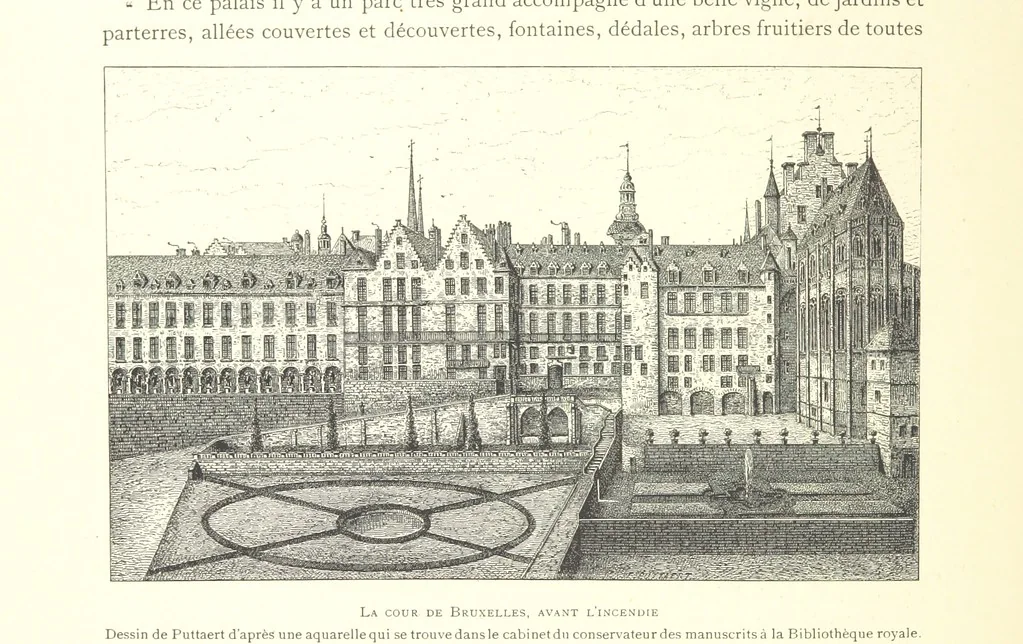 An illustration from Bruxelles à travers les àges. (Troisième volume ... par H. Hymans, P. Hymans.), 1882, leaf 254