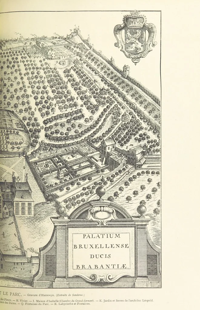 An illustration from Bruxelles à travers les àges. (Troisième volume ... par H. Hymans, P. Hymans.), 1882, leaf 257