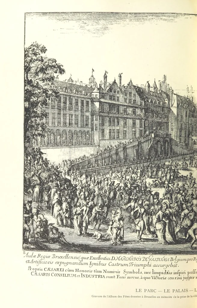 An illustration from Bruxelles à travers les àges. (Troisième volume ... par H. Hymans, P. Hymans.), 1882, leaf 300