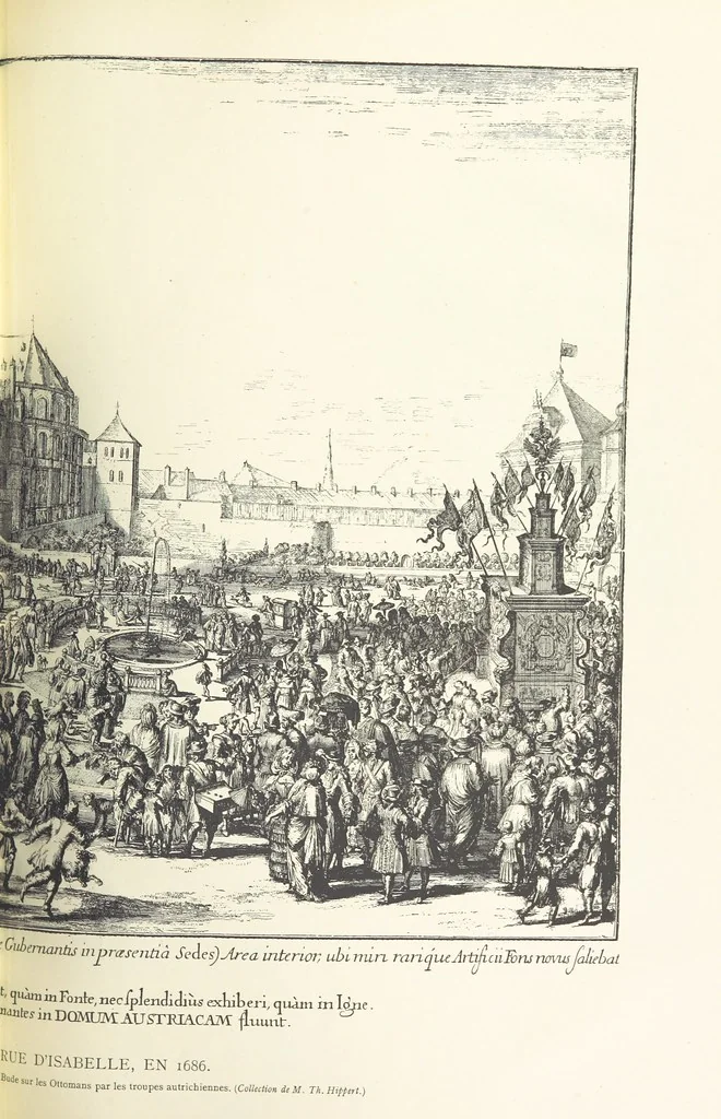 An illustration from Bruxelles à travers les àges. (Troisième volume ... par H. Hymans, P. Hymans.), 1882, leaf 301