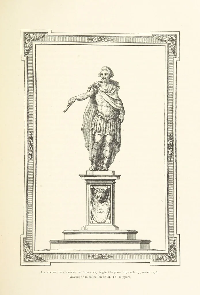 An illustration from Bruxelles à travers les àges. (Troisième volume ... par H. Hymans, P. Hymans.), 1882, leaf 317