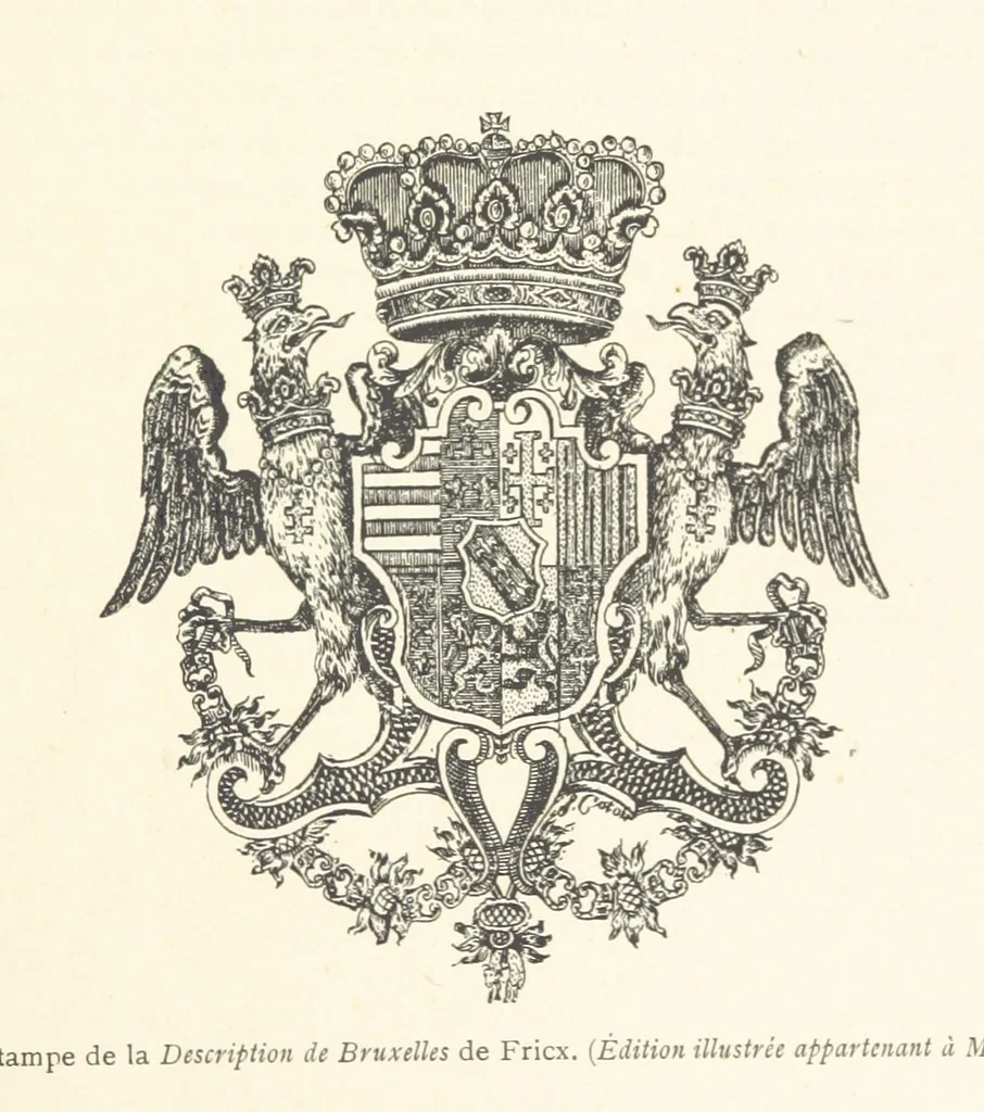 An illustration from Bruxelles à travers les àges. (Troisième volume ... par H. Hymans, P. Hymans.), 1882, leaf 325