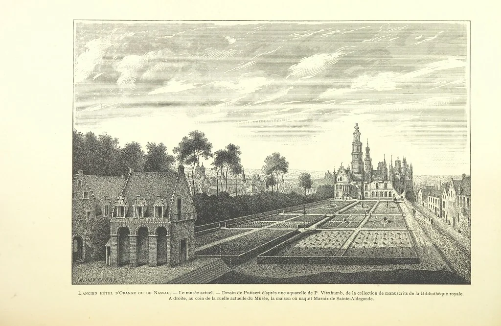 An illustration from Bruxelles à travers les àges. (Troisième volume ... par H. Hymans, P. Hymans.), 1882, leaf 334