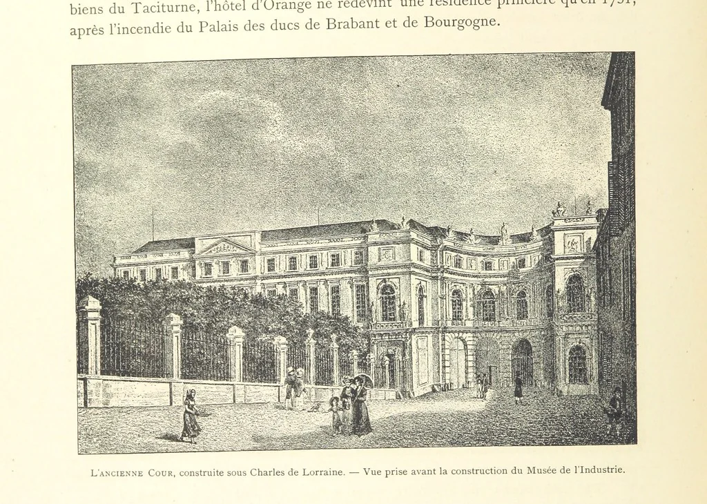 An illustration from Bruxelles à travers les àges. (Troisième volume ... par H. Hymans, P. Hymans.), 1882, leaf 340