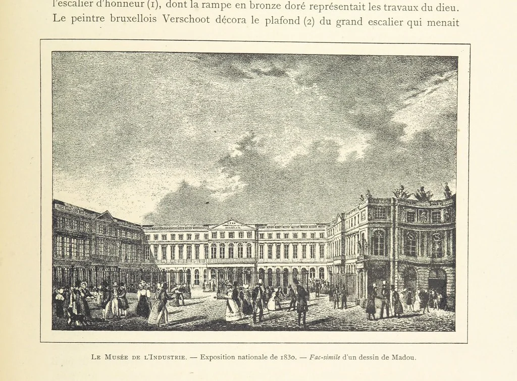 An illustration from Bruxelles à travers les àges. (Troisième volume ... par H. Hymans, P. Hymans.), 1882, leaf 341