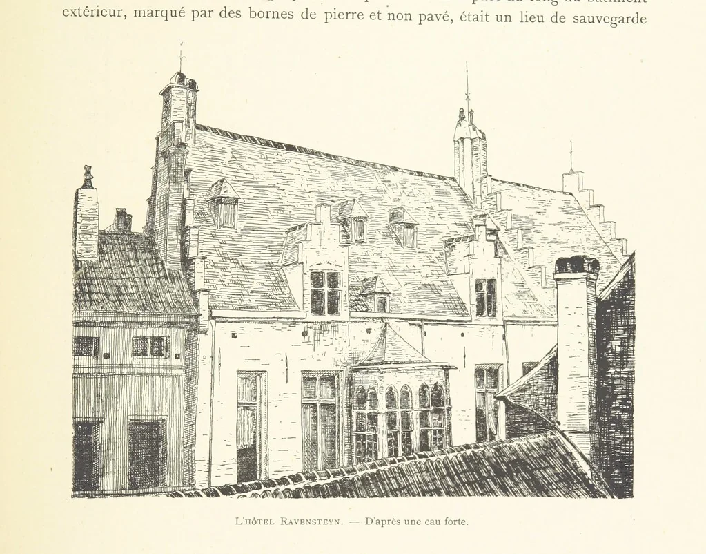 An illustration from Bruxelles à travers les àges. (Troisième volume ... par H. Hymans, P. Hymans.), 1882, leaf 347