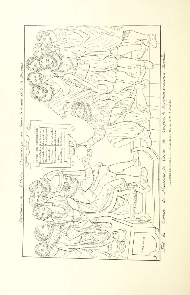 An illustration from Bruxelles à travers les àges. (Troisième volume ... par H. Hymans, P. Hymans.), 1882, leaf 348