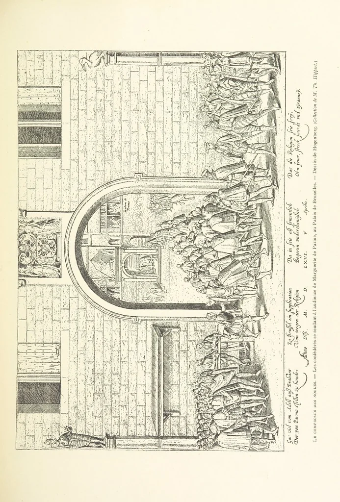 An illustration from Bruxelles à travers les àges. (Troisième volume ... par H. Hymans, P. Hymans.), 1882, leaf 353
