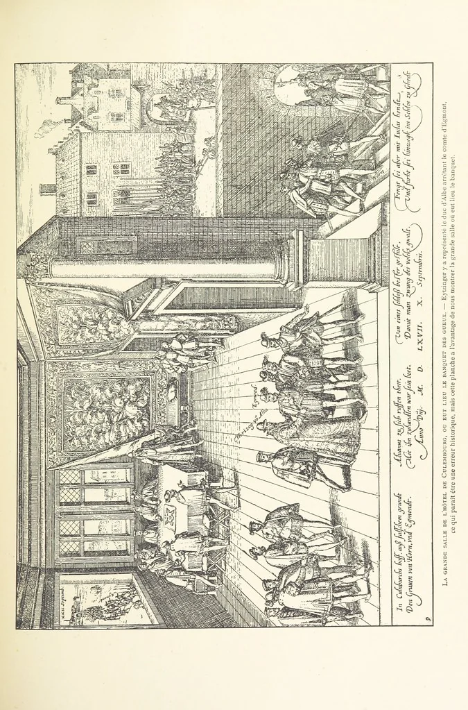 An illustration from Bruxelles à travers les àges. (Troisième volume ... par H. Hymans, P. Hymans.), 1882, leaf 355