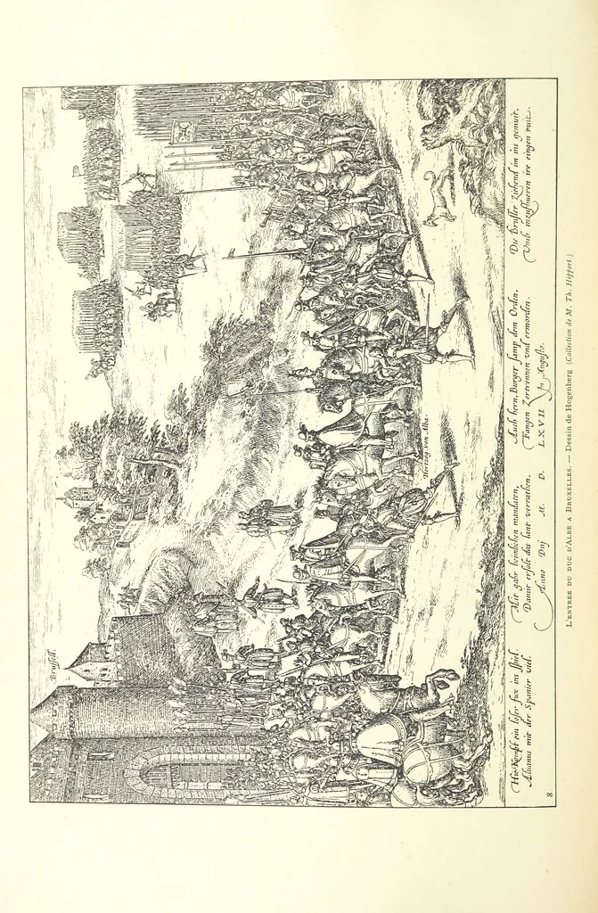 An illustration from Bruxelles à travers les àges. (Troisième volume ... par H. Hymans, P. Hymans.), 1882, leaf 358