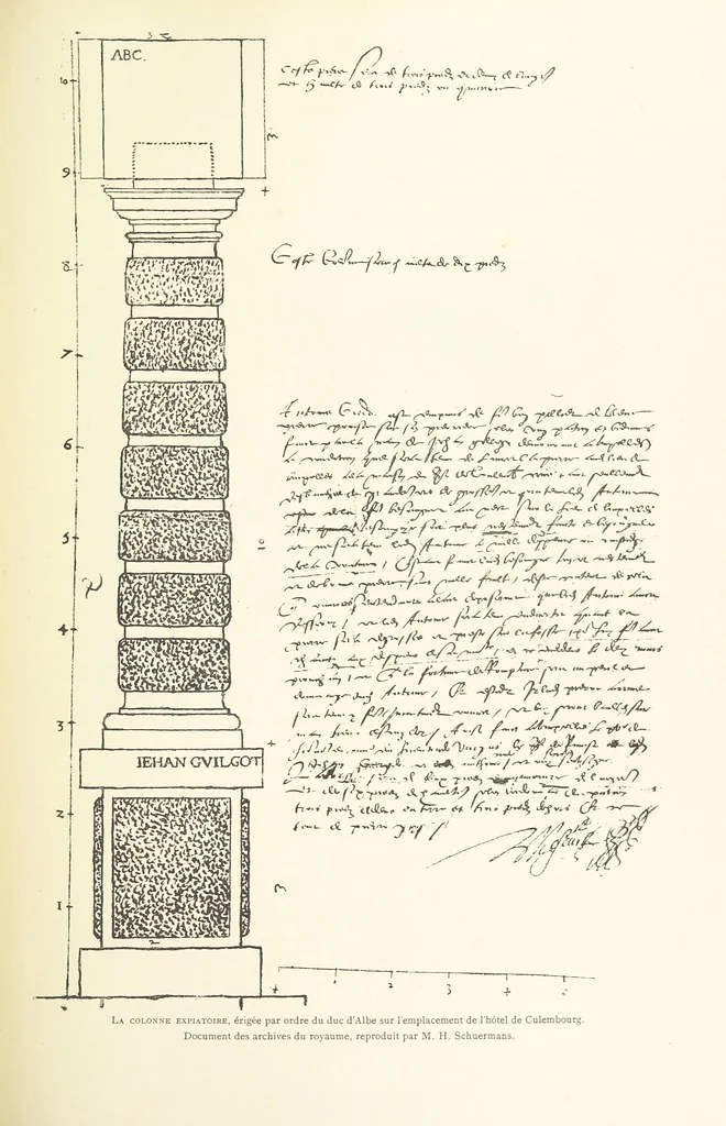 An illustration from Bruxelles à travers les àges. (Troisième volume ... par H. Hymans, P. Hymans.), 1882, leaf 365