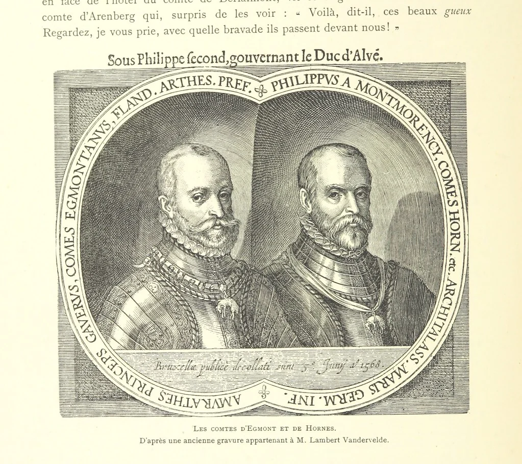 An illustration from Bruxelles à travers les àges. (Troisième volume ... par H. Hymans, P. Hymans.), 1882, leaf 366