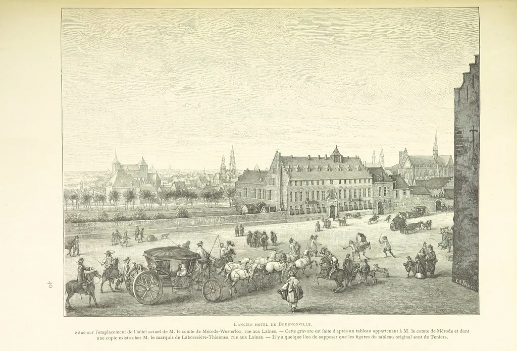 An illustration from Bruxelles à travers les àges. (Troisième volume ... par H. Hymans, P. Hymans.), 1882, leaf 371