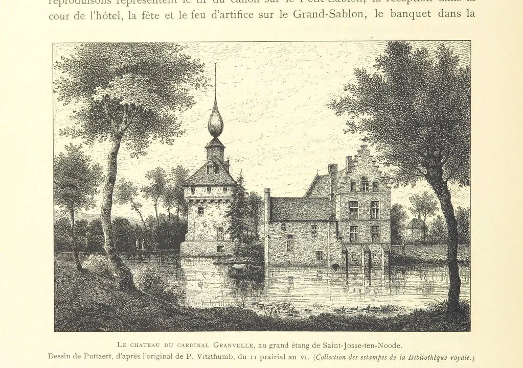 An illustration from Bruxelles à travers les àges. (Troisième volume ... par H. Hymans, P. Hymans.), 1882, leaf 382