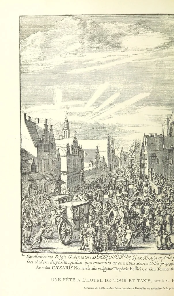 An illustration from Bruxelles à travers les àges. (Troisième volume ... par H. Hymans, P. Hymans.), 1882, leaf 388