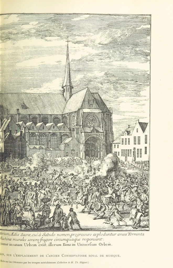 An illustration from Bruxelles à travers les àges. (Troisième volume ... par H. Hymans, P. Hymans.), 1882, leaf 389