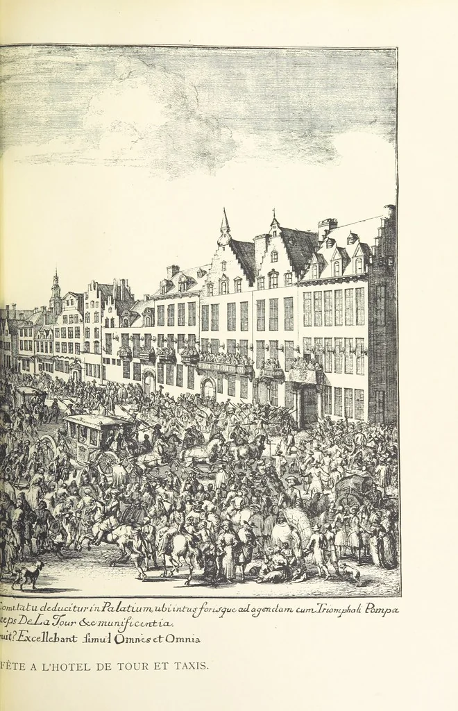 An illustration from Bruxelles à travers les àges. (Troisième volume ... par H. Hymans, P. Hymans.), 1882, leaf 393